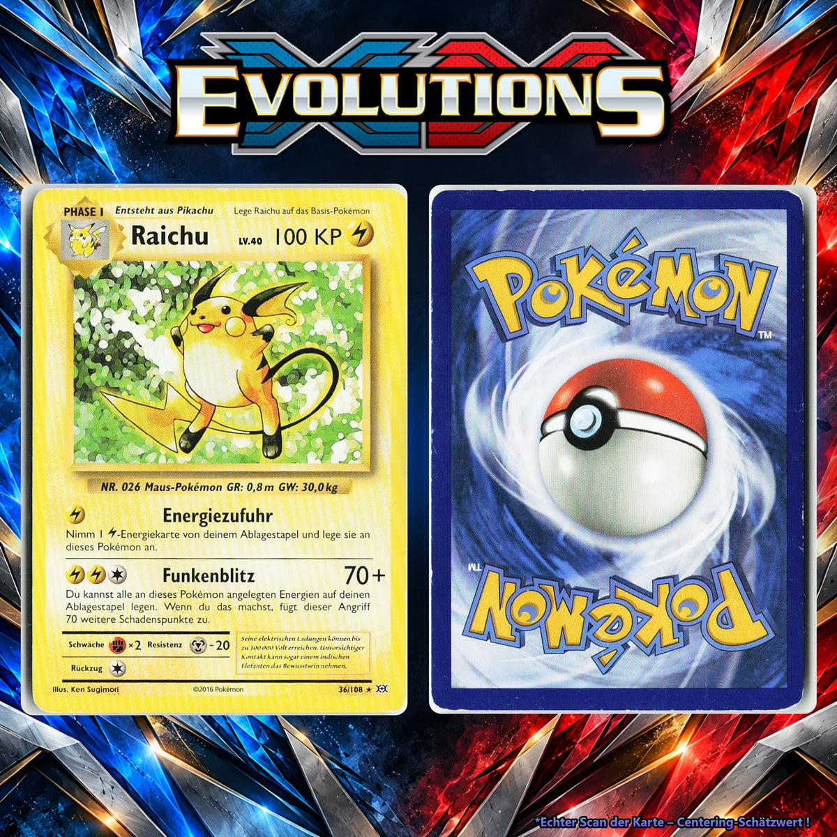 Raichu front
