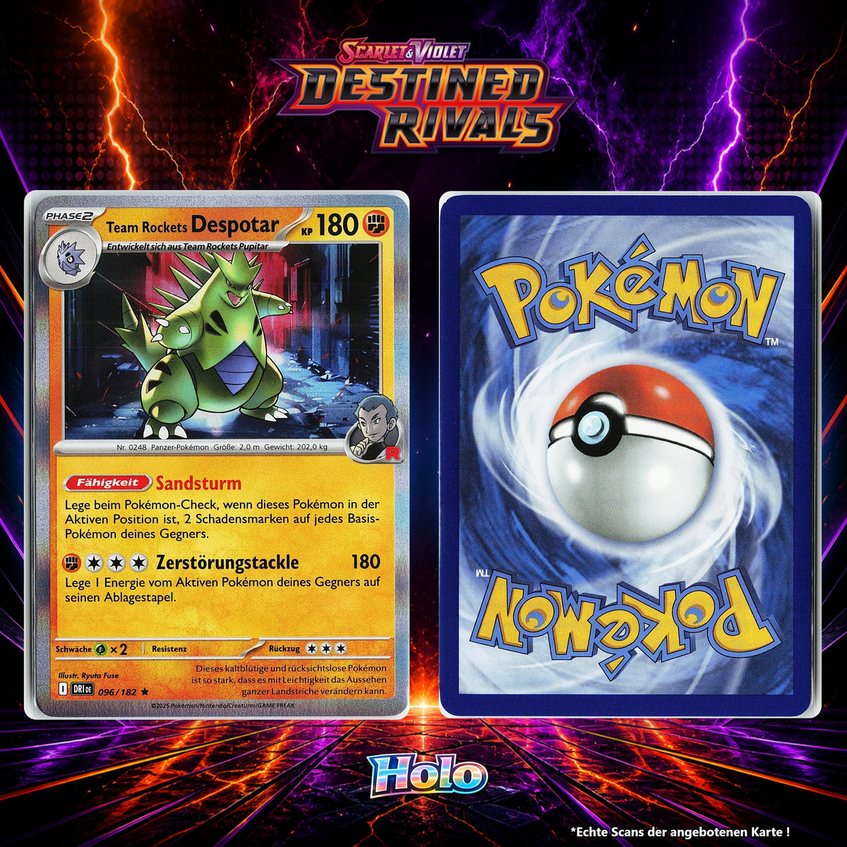 Team Rockets Despotar Holo DRI 96/182