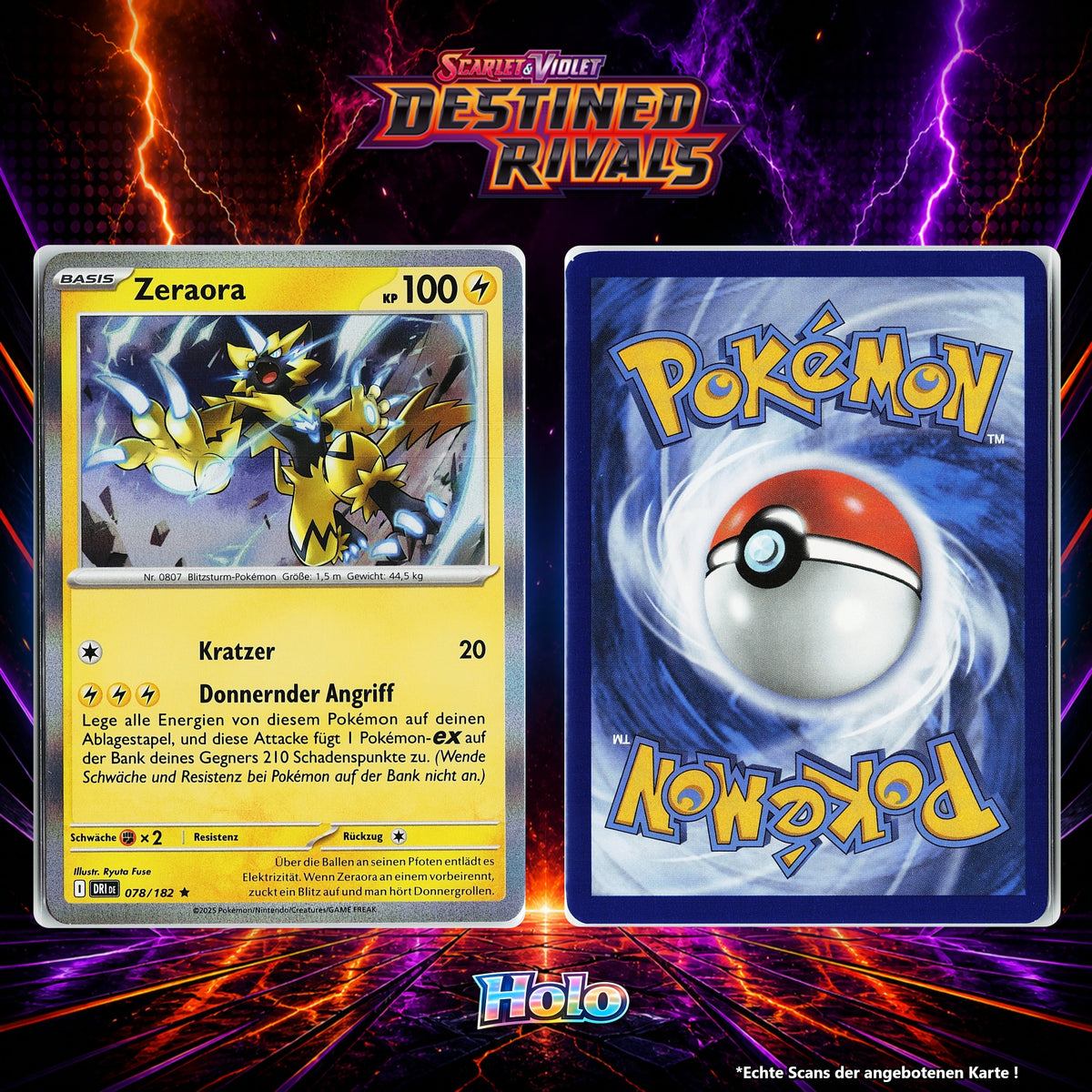 Zeraora Holo DRI 78/182