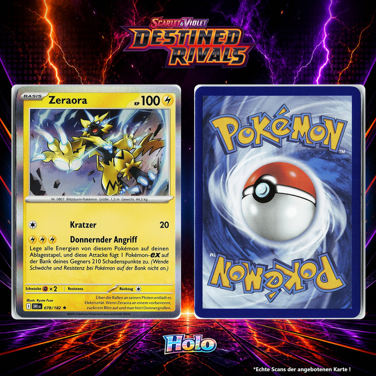 Zeraora Holo DRI 78/182