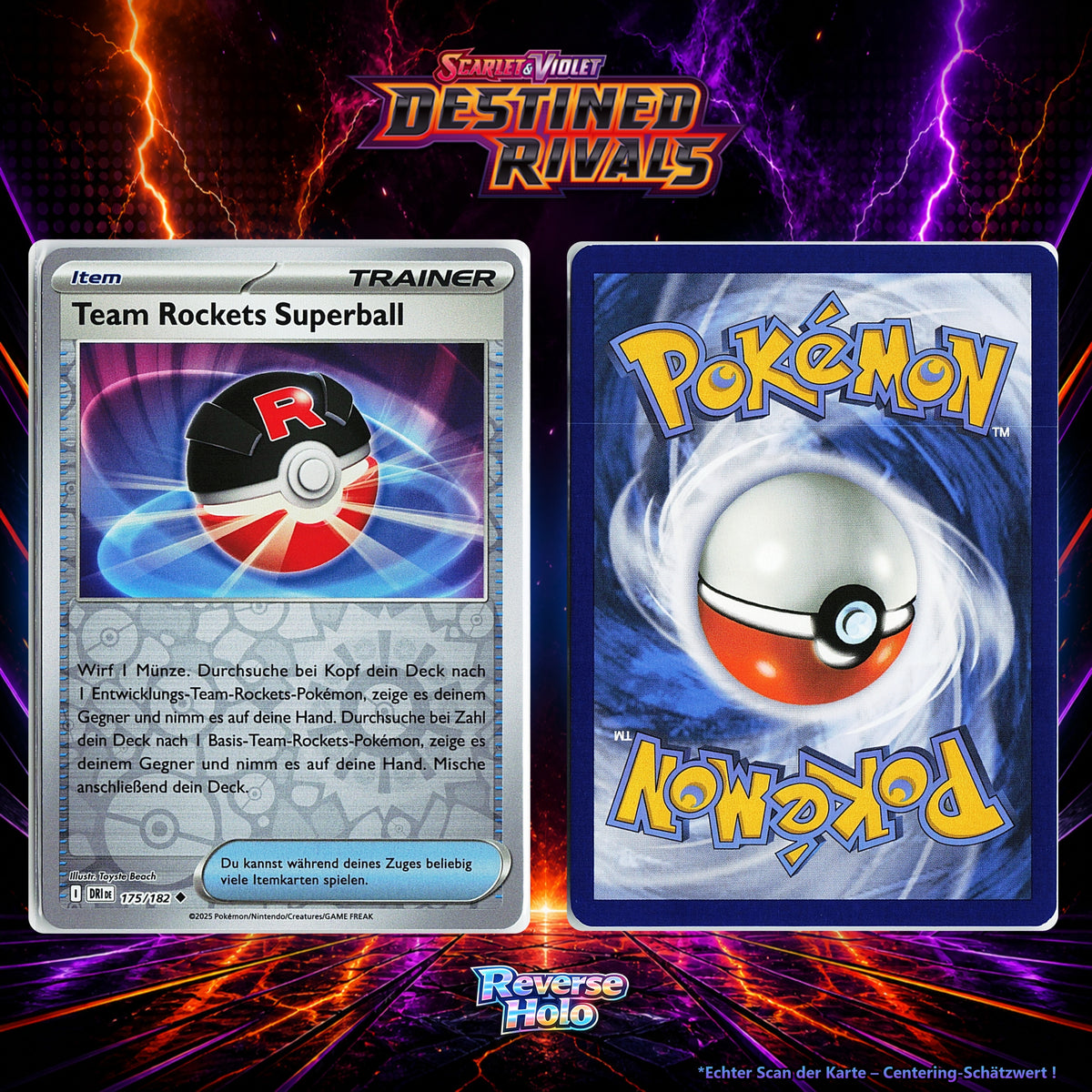 Team Rockets Superball front