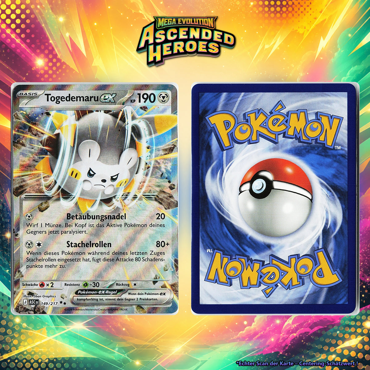 Togedemaru-ex front