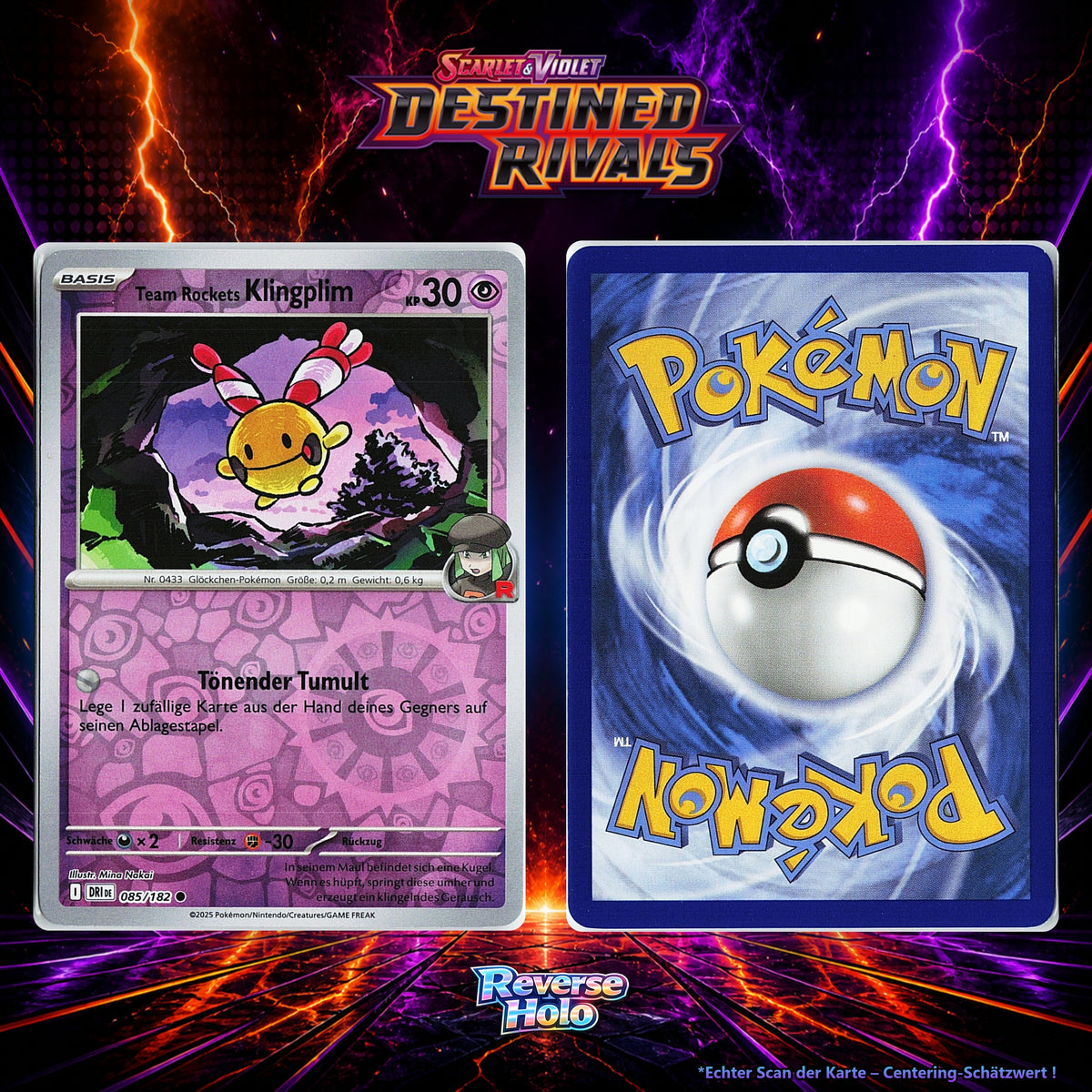 Team Rockets Klingplim front