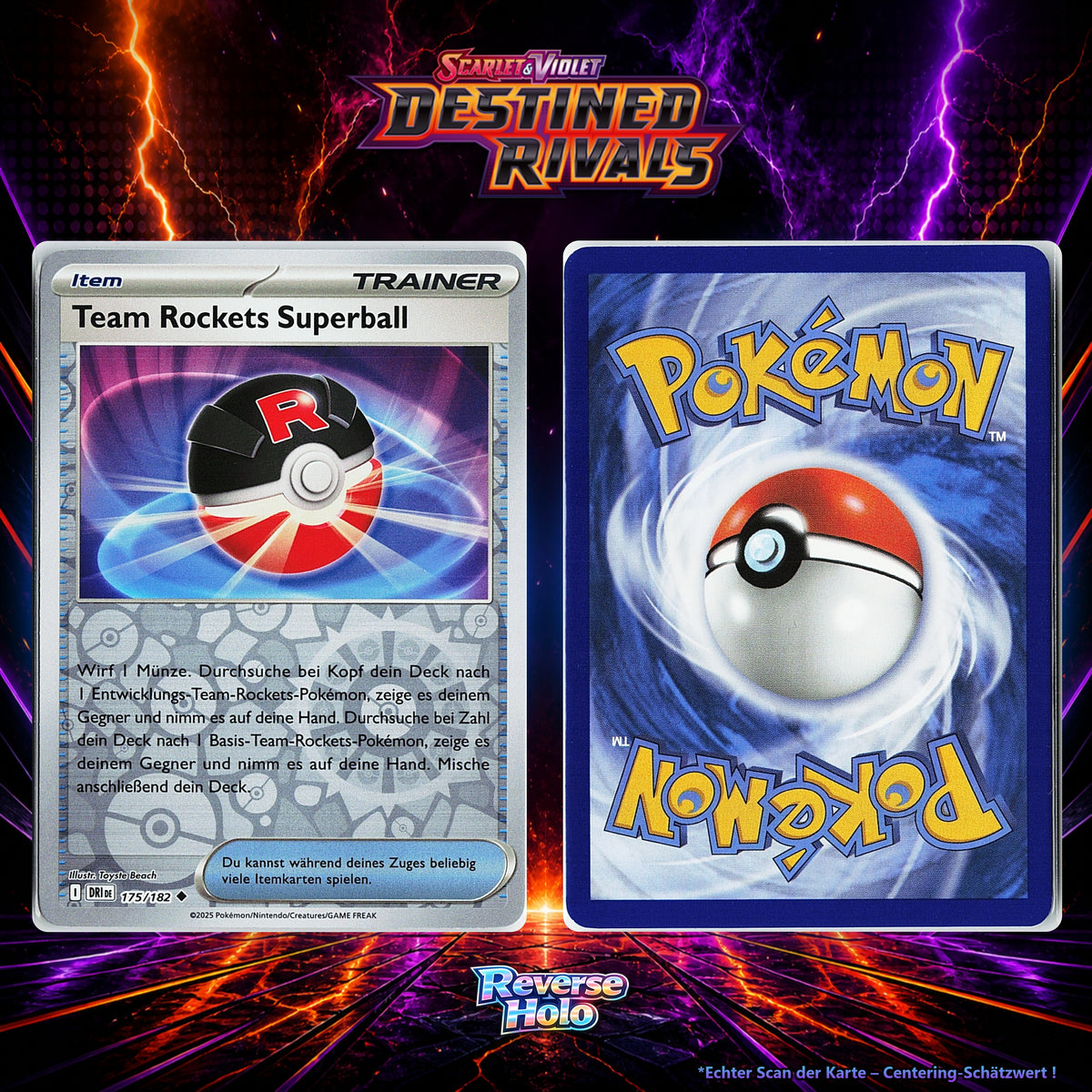 Team Rockets Superball front