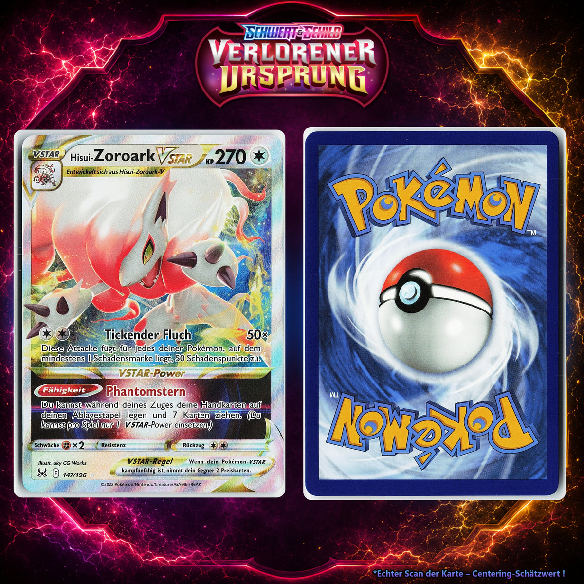 Hisui-Zoroark VSTAR front