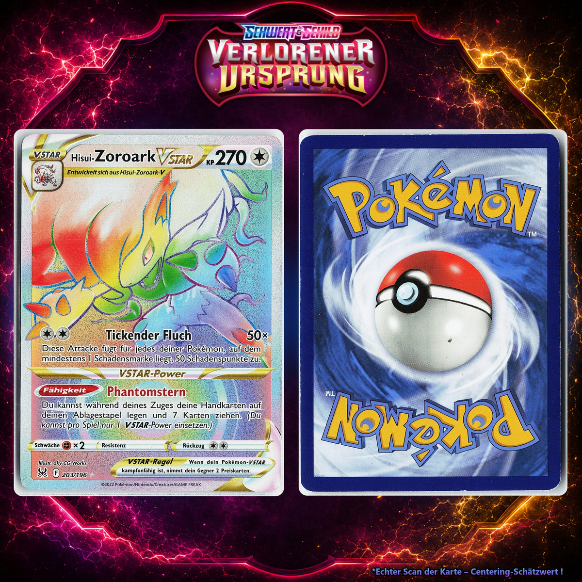 Hisui-Zoroark VSTAR front