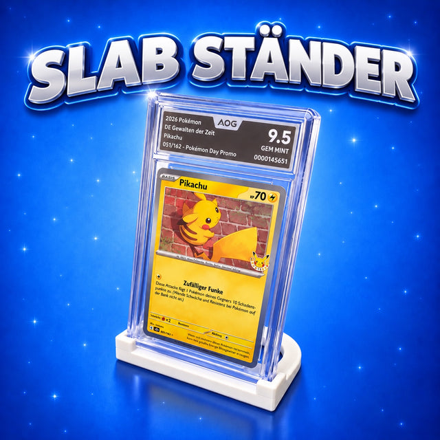Slab-Ständer für gegradete Sammelkarten